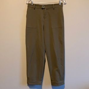 Urban Revivo Size 10 Olive Green Pants